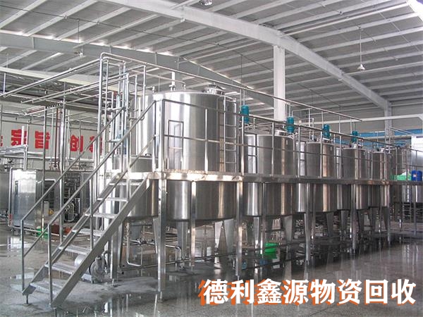 乳品設備回收，飲料設備回收，生產線設備回收